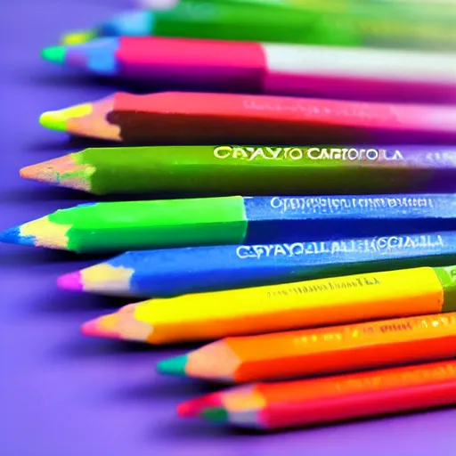 Prompt: crayola crayons shiv, full photo, photography, realistic