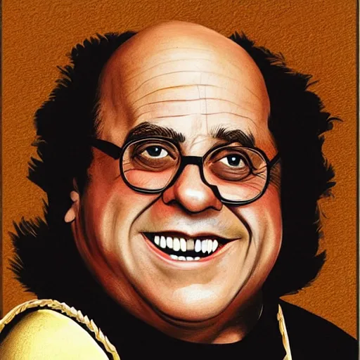 Image similar to portrait, Danny DeVito as a Spanish conquistador