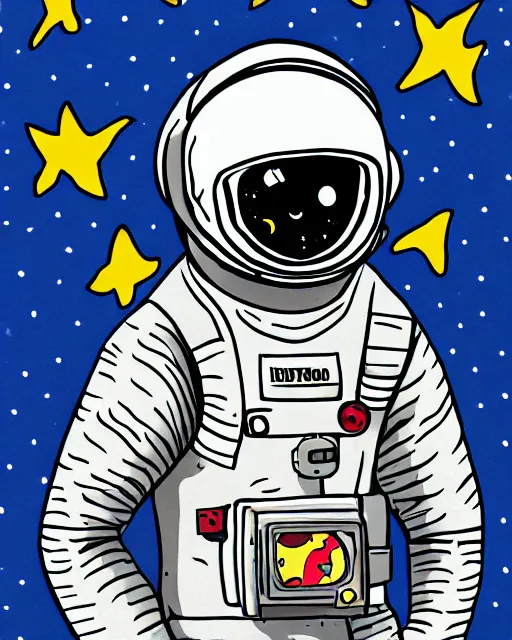 Image similar to a dinosaur astronaut