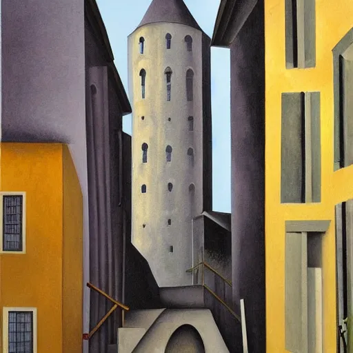 Image similar to old city by georgia o'keeffe