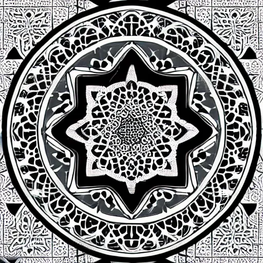 Prompt: moroccan mandala, vector art, detailed