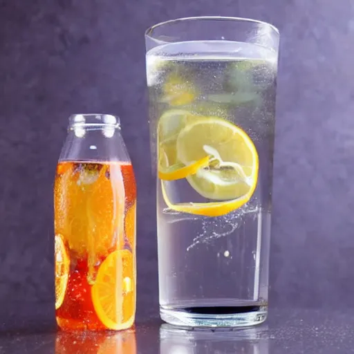 Image similar to fizzy water carbonated dissolving tab