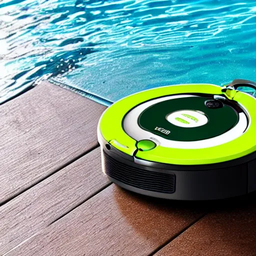 Image similar to a roomba in the ocean