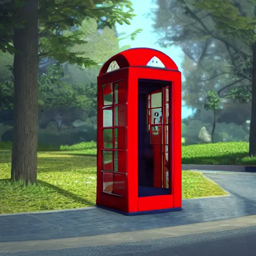 Prompt: pokemon that looks like a phone booth, trending on artstation unrealengine pokemon