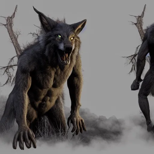 Image similar to werewolf from van helsing unreal engine hyperreallistic render 8k character concept art masterpiece