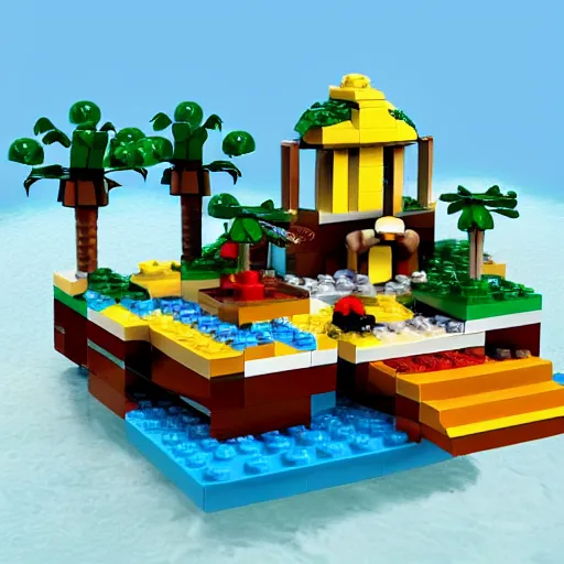 Image similar to the video game lego island