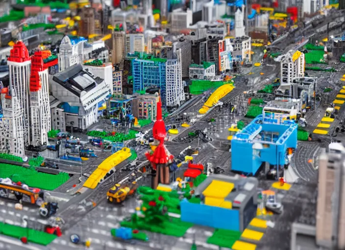 Lego build online city