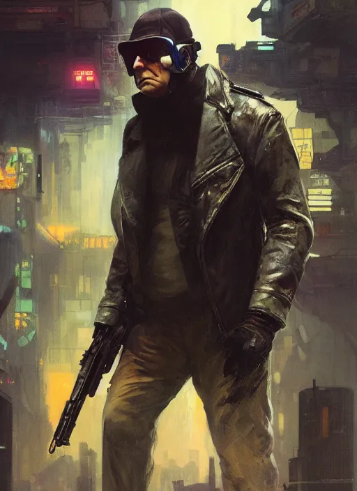 arthur morgan as a blackops assassin. cyberpunk 2077, Stable Diffusion