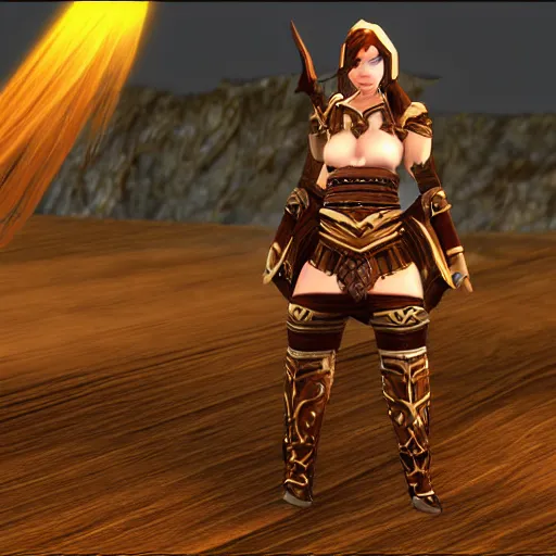 Prompt: guild wars 1 ranger norn