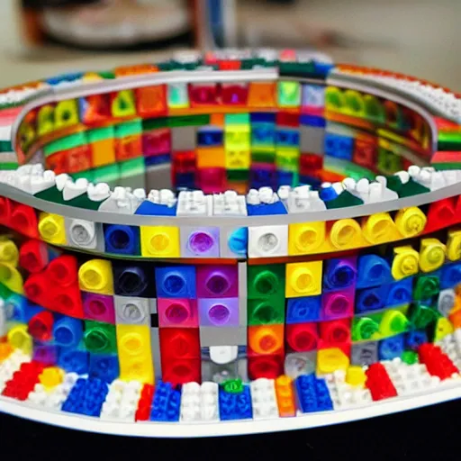 Prompt: ring of lego