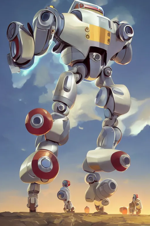 Image similar to metabots medabots medarotto medarot robot minimalist comics, behance hd by jesper ejsing, by rhads, makoto shinkai and lois van baarle, ilya kuvshinov, rossdraws global illumination ray tracing hdr