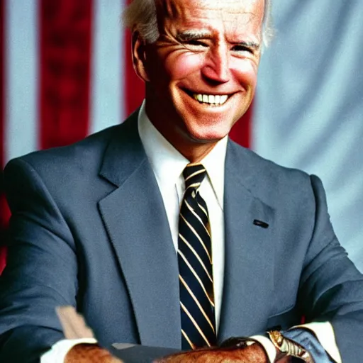 Prompt: mr. t joe biden, detailed facial expressions, 1 9 8 0 s aesthetic