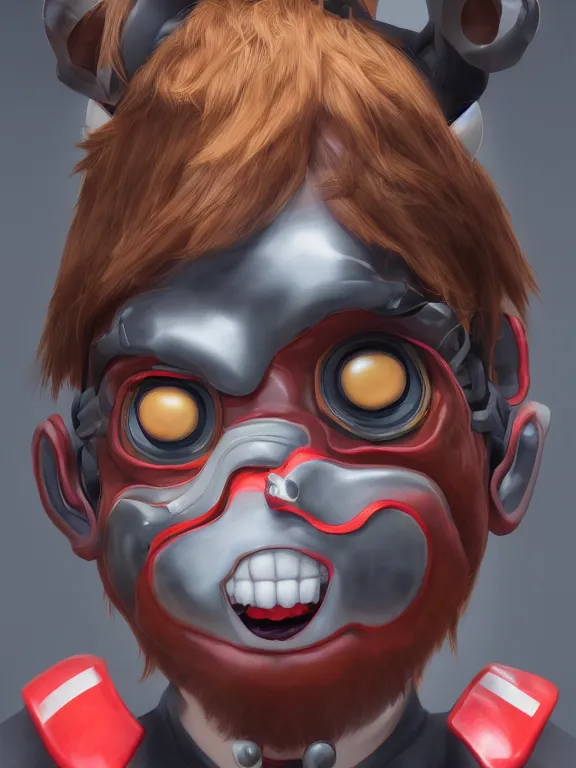 Image similar to Medama-Oyaji boy. cyclops kigurumi mask. Realistic. Key Art. Fantasy Illustration. award winning, Artstation, intricate details, Hyperdetailed, 8k resolution. Kawaii. Octane Render. Hyper Real