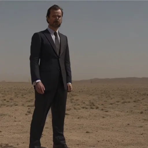 Image similar to kurdish capitalist wearing a suit, dressed smart, in a movie directed by christopher nolan, movie still frame, promotional image, imax 7 0 mm footage