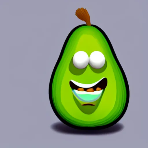 Image similar to avocado based on mr. potato head