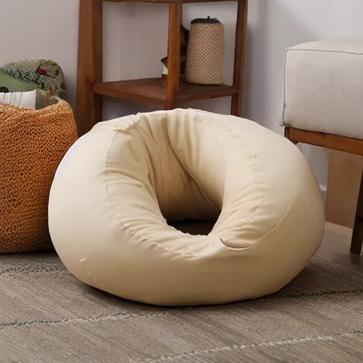 Image similar to creamy donut bean bag