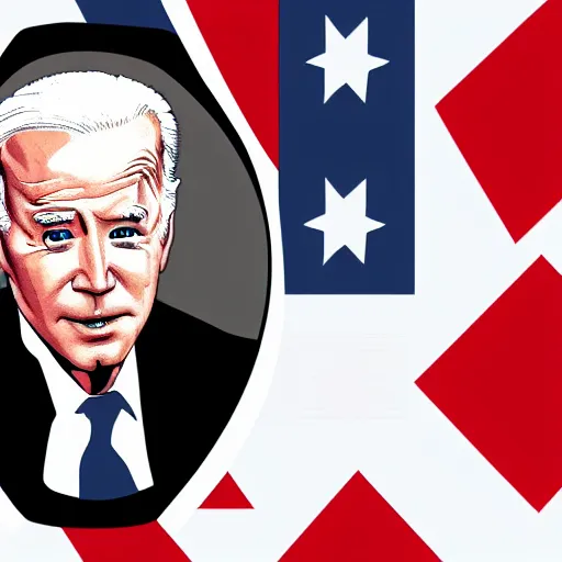 Image similar to Joe Biden as Godfather, digital art