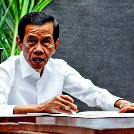 Prompt: jokowi dodo