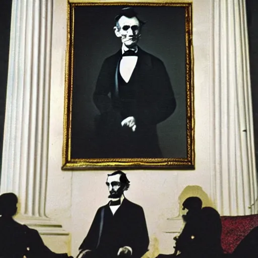 abraham lincoln full body in color