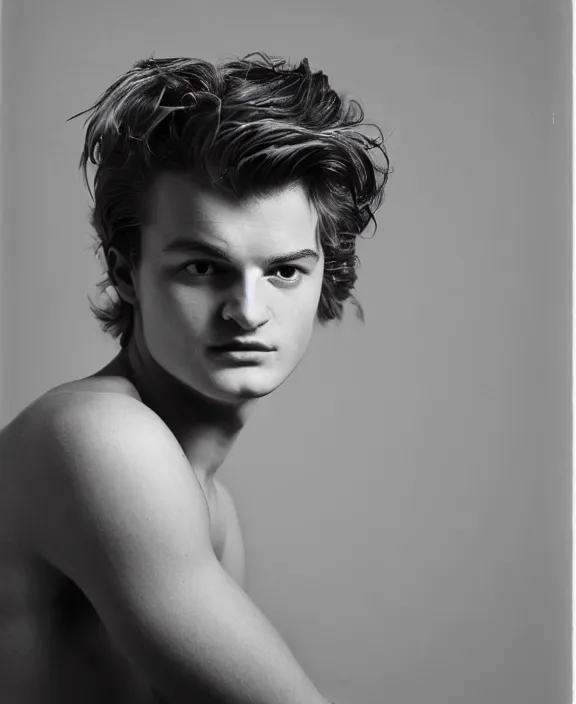 Image similar to joe keery by robert mapplethorpe