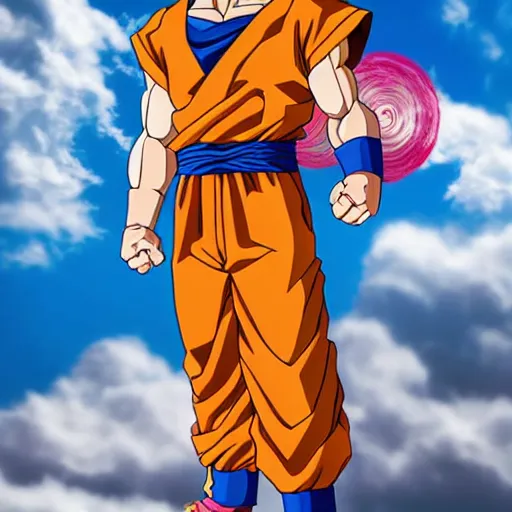 Prompt: son goku if he was a real person, realistic, studio photo, 8 k