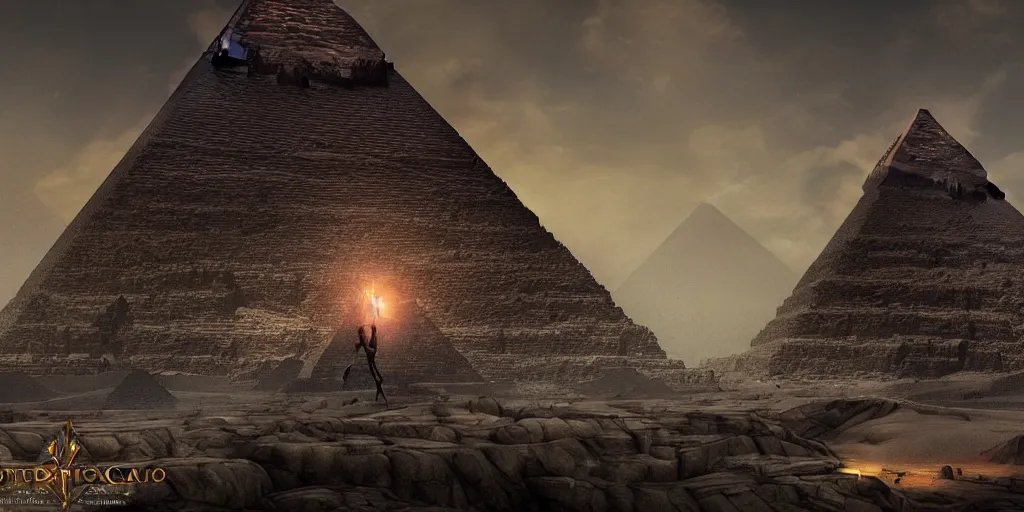 Prompt: Photorealistic epic intricate detailed dark wizard with arms outstretched, casting spells in front of an ominous Egyptian pyramid. a gentle rising mist, an epic rocky landscape. occult photorealism, UHD, amazing depth, glowing, golden ratio, 3D octane cycle unreal engine 5, volumetric lighting, cinematic lighting, cgstation artstation concept art