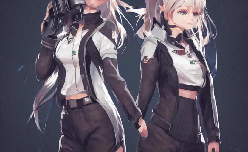 ArtStation - Anime Girl Character Design for Visual Novel