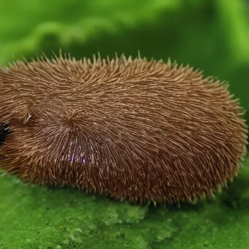 Image similar to a hairy slug