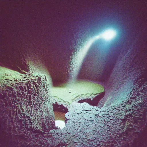 Image similar to infinity nightmare sinkhole, accidentally photographed, accidental photo portra 8 0 0 in the 9 0 s