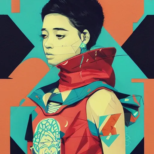 Image similar to Hip Hop profile picture illustration by Sachin Teng, asymmetrical, Organic Painting , geometric shapes, hard edges, energetic, graffiti, street art:2 Highly Detailed, Masterpiece, by Sachin Teng:6