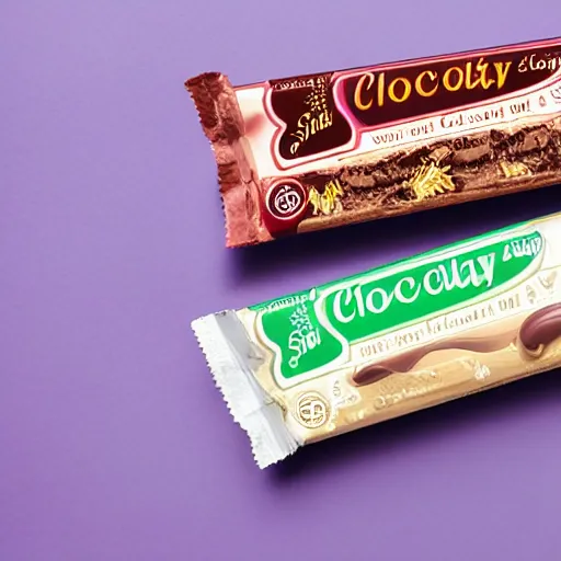 Image similar to chocolate candy bar packaging, 2 0 1 0 s style, very appealing, marketing photo