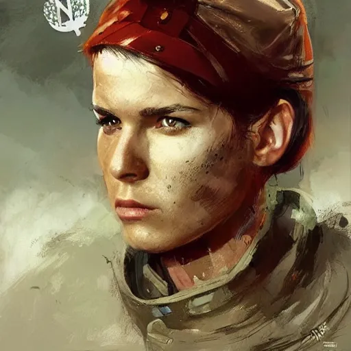 Prompt: peace on donbas, colourised, face portrait, epic, military art, fantasy, dieselpunk, hd shot, digital portrait, beautiful, artstation, comic style, by artgerm, guy denning, jakub rozalski, magali villeneuve and charlie bowater