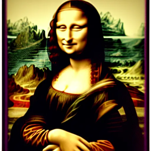 Image similar to mona Lisa smiling