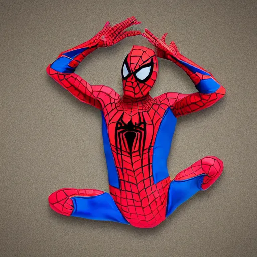 Image similar to Spiderman in swimsuit