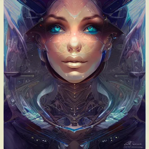 Image similar to celestial dreamer of the starmind, heroine, beautiful, detailed symmetrical close - up portrait, intricate complexity, in the style of artgerm and peter mohrbacher, cel - shaded