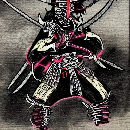 Image similar to demon samurai