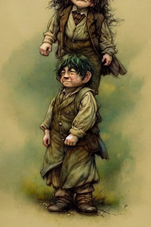 Image similar to (((((1950s hobbit . muted colors.))))) by Jean-Baptiste Monge !!!!!!!!!!!!!!!!!!!!!!!!!!!