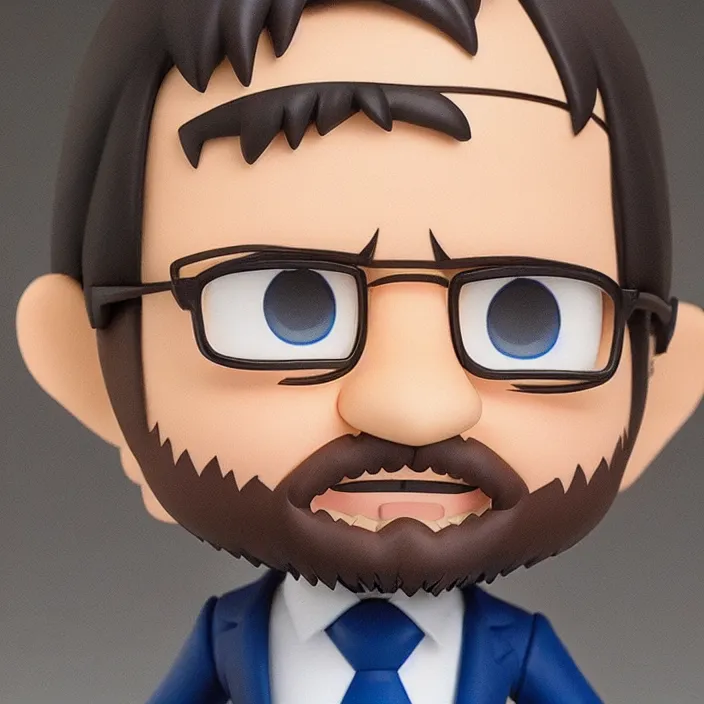 Image similar to mariano rajoy, an anime nendoroid of mariano rajoy, figurine, detailed product photo