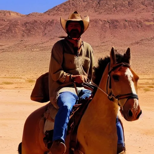 Image similar to Riding through the desert on a horse with no name