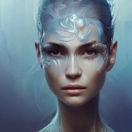 Image similar to a finely detailed portrait of a morph, futuristic, intricate, elegant, digital painting, trending on Artstation, concept art, smooth, sharp focus, illustration, by Ruan Jia and Mandy Jurgens and Artgerm and and william-adolphe bouguerea, award winning