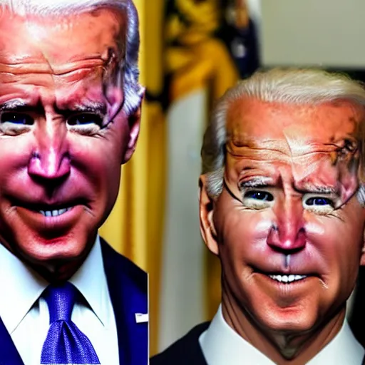 Prompt: joe biden transforms into sonic the hedgehog