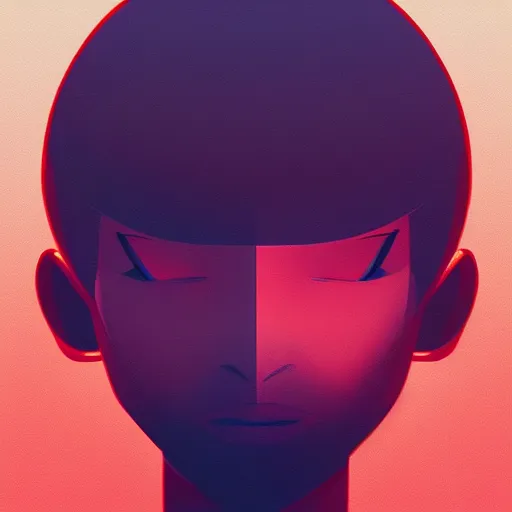 Image similar to face icon stylized minimalist atari, loftis, cory behance hd by jesper ejsing, by rhads, makoto shinkai and lois van baarle, ilya kuvshinov, rossdraws global illumination