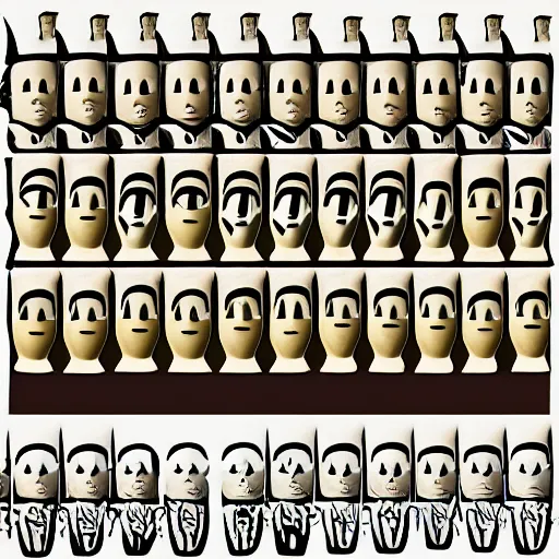 Prompt: Easter Island Emoji