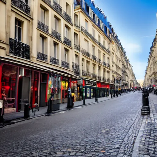 Image similar to a street in paris