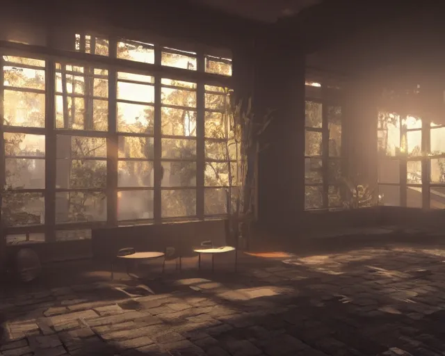 Image similar to Unreal Engine 5 Environment, Raytracing, 4k, Octane, Redshift