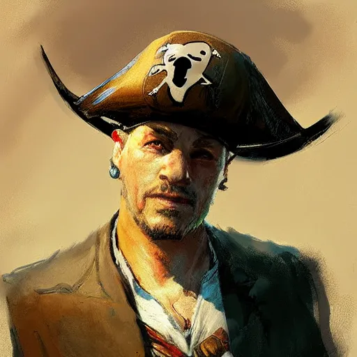 Prompt: pirate's hat, craig mullins