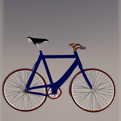 Prompt: hyperrealistic render, d'ara O'Brien, on a bicycle