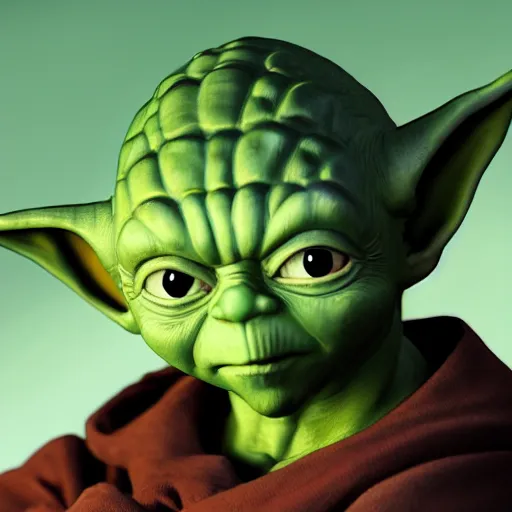 Image similar to Yoda portrait as an anime character from Dragon Ball Z. Beautiful. 4K.