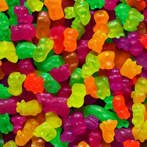 photograph of bacteria in the shape of gummy bears, | Stable Diffusion ...