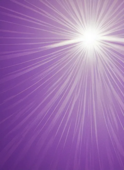 Prompt: rising sun white subtle dawn purple gold god rays crystals simple background graphic ultra simplified